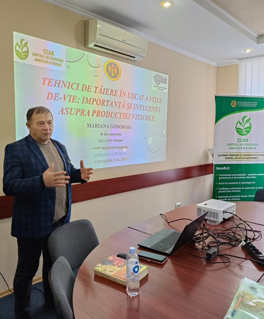 Centrul de Consiliere Agricolă și Rurală - CCAR a organizat două seminarii pentru viticultori 7 476856316 122138673050564674 6181775780794393484 n