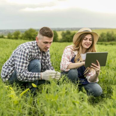 couple-working-farm-with-tablet